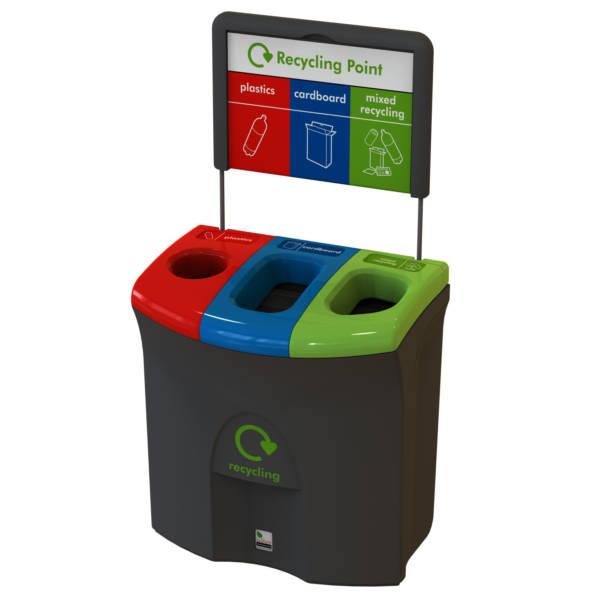 Leafield Meridian office recycling bin