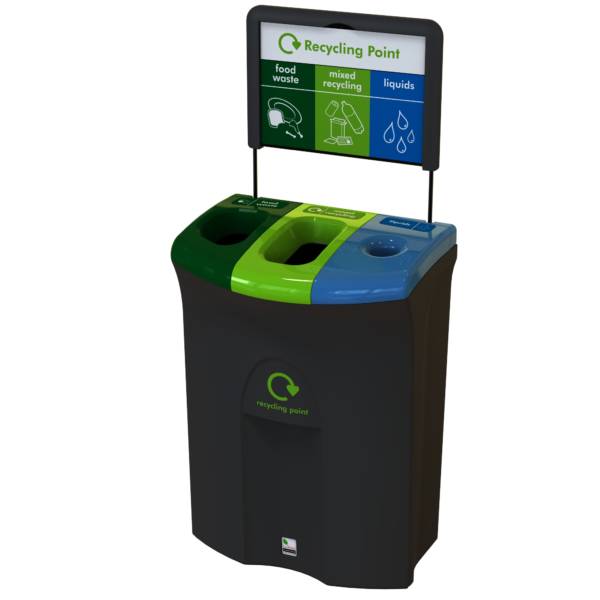 Leafield Meridian office recycling bin