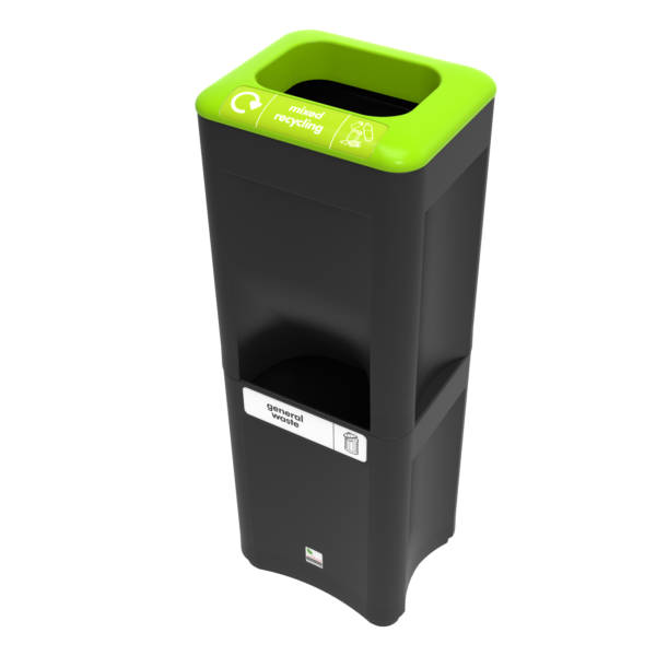 Leafield's EnviroStack Stacking Recycling and Litter Bins