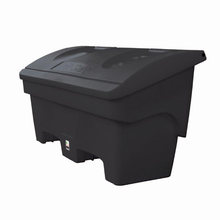 200 Litre Grit Bin in black